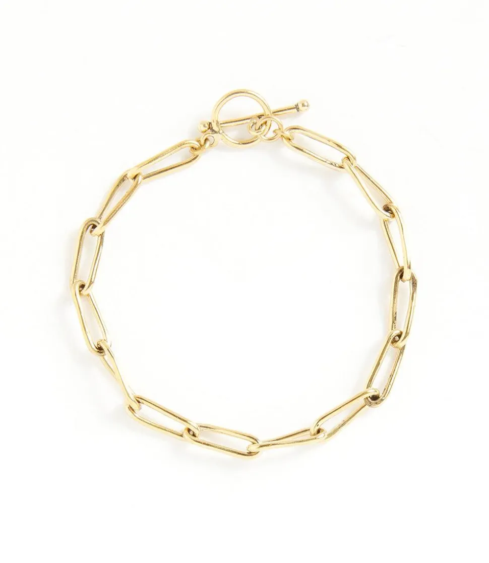 Thin Gold Chain Bracelet