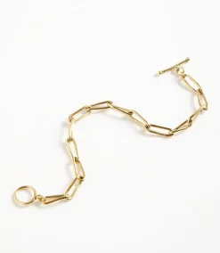 Thin Gold Chain Bracelet