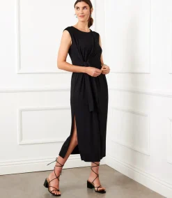 Tie Waist Midi Dress