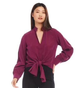 Tie-Front Top