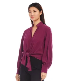 Tie-Front Top