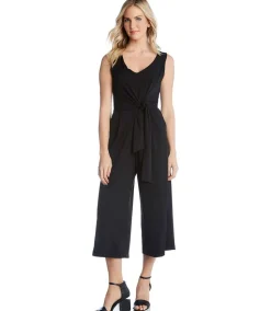 Tie-Front Travel Jumpsuit
