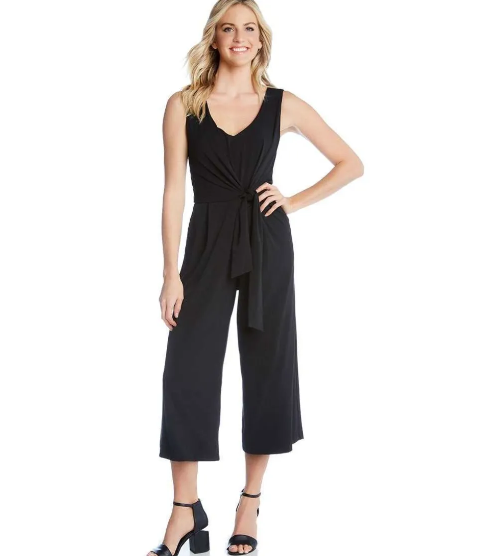 Tie-Front Travel Jumpsuit