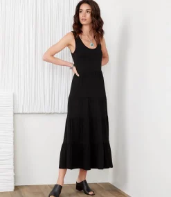 Tiered Midi Dress