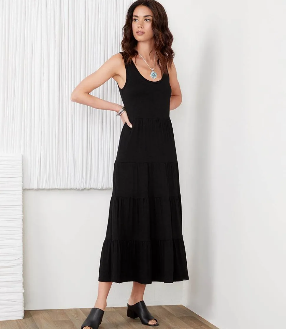 Tiered Midi Dress