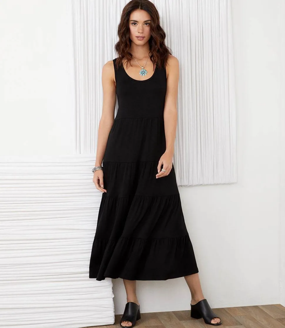 Tiered Midi Dress