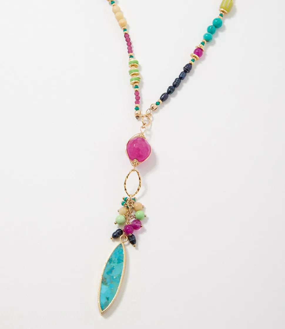 Turquoise And Gemstone Necklace