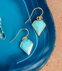 Turquoise Kite Earrings