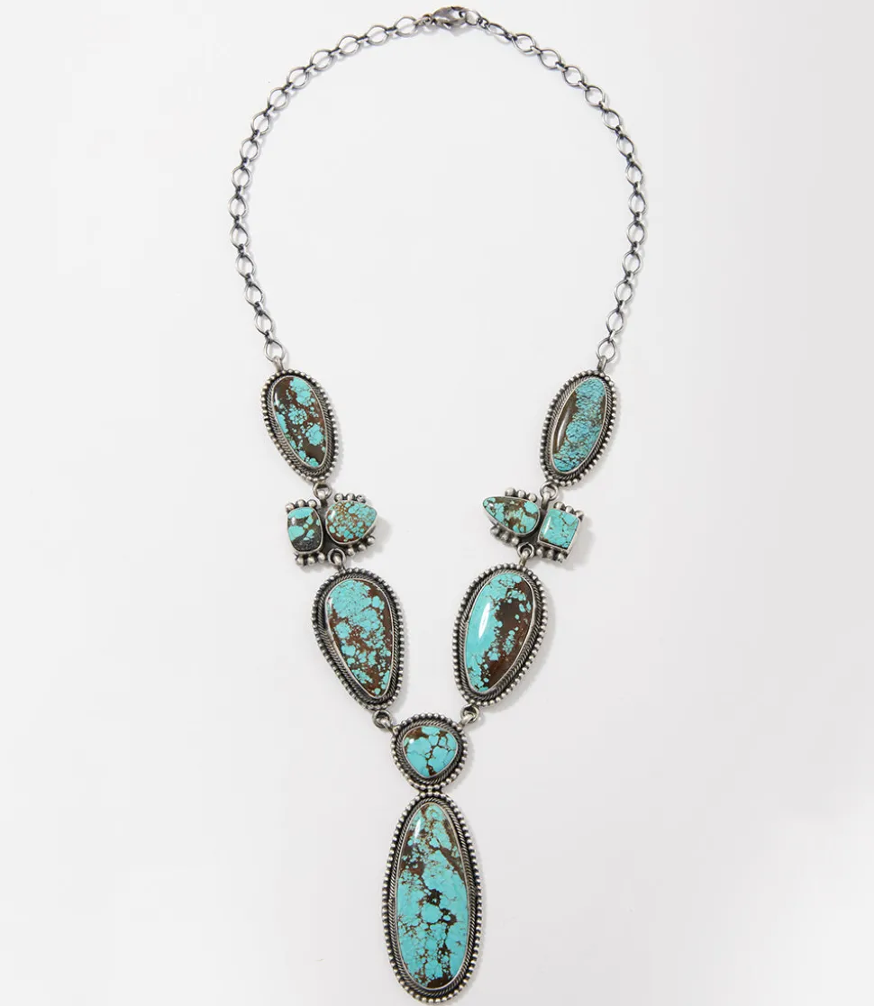 Turquoise Lariat Necklace