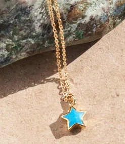 Turquoise Star Necklace