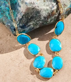 Turquoise Station Necklace
