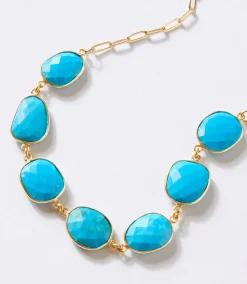 Turquoise Station Necklace