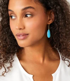 Turquoise Teardrop Earrings