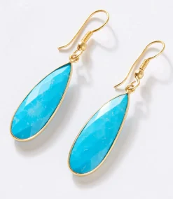 Turquoise Teardrop Earrings