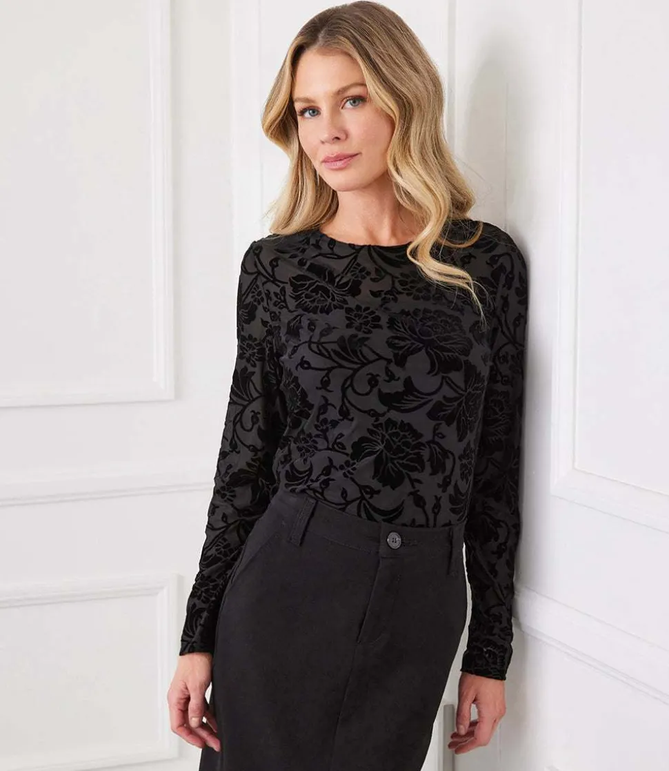 Velvet Burnout Top