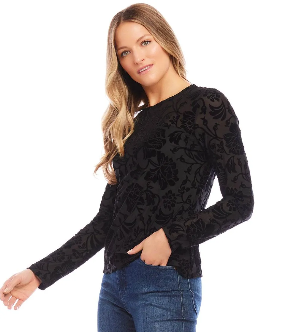 Velvet Burnout Top