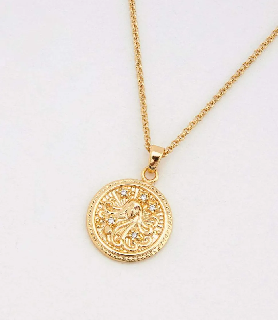 Virgo Coin Necklace