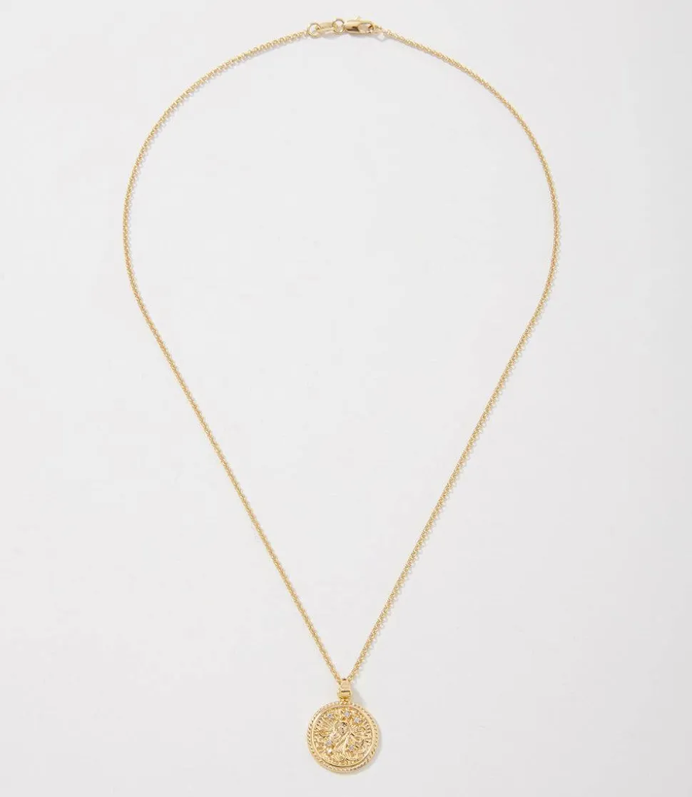 Virgo Coin Necklace