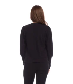 V-Neck Bishop Sleeve Top