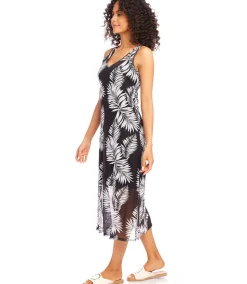 V-Neck Midi Dress
