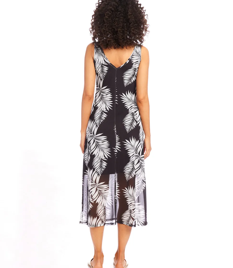 V-Neck Midi Dress