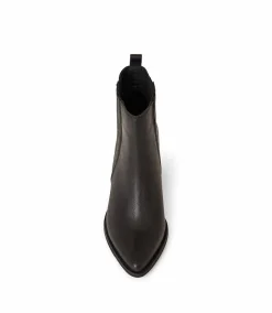 Western Chelsea Leather Booties
