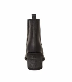 Western Chelsea Leather Booties