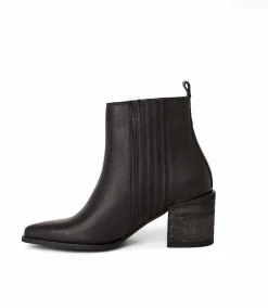 Western Chelsea Leather Booties