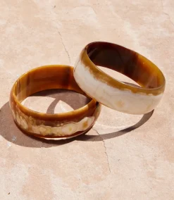 Wide Horn Bangle