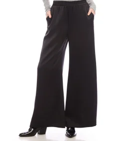 Wide Leg Satin Pants