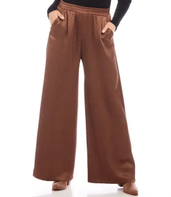 Wide Leg Satin Pants