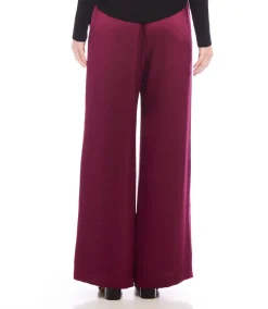Wide Leg Satin Pants